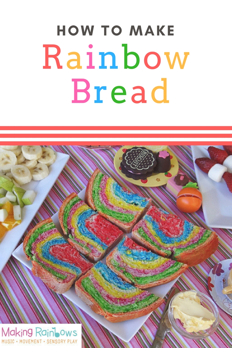 how to make rainbow bread