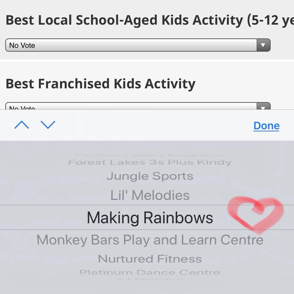 What's On 4 Little Ones - 2018 Awards
