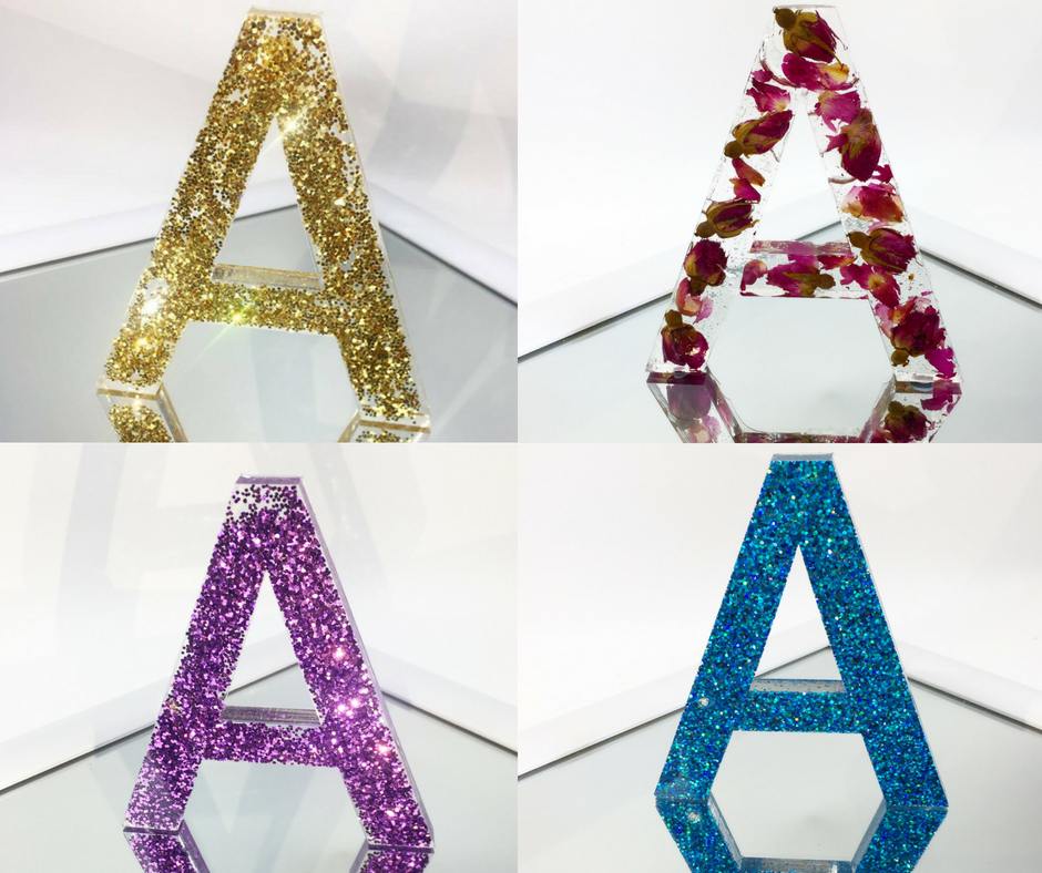 Resin Letter for Bedroom Decor
