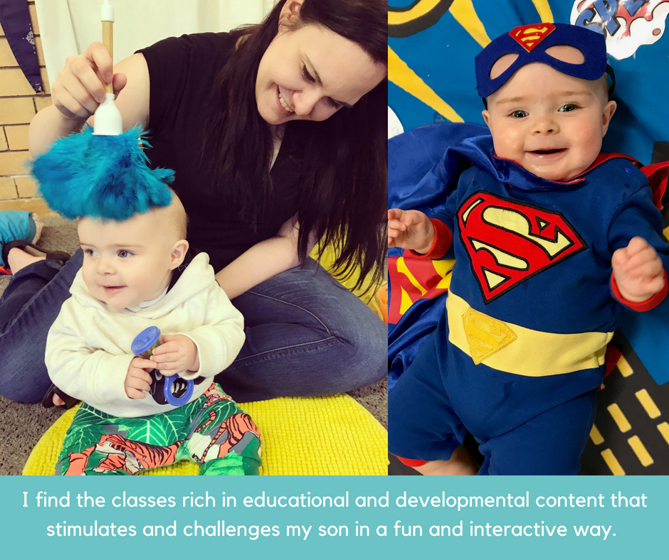 Music, movement and sensory classes for babies and toddlers in Brisbane