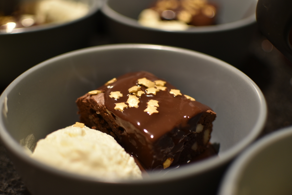 Brownie for dessert 