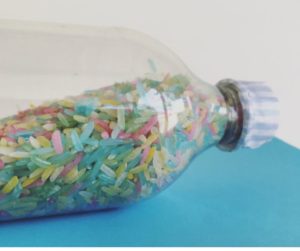 how to make a rainbow rice shaker